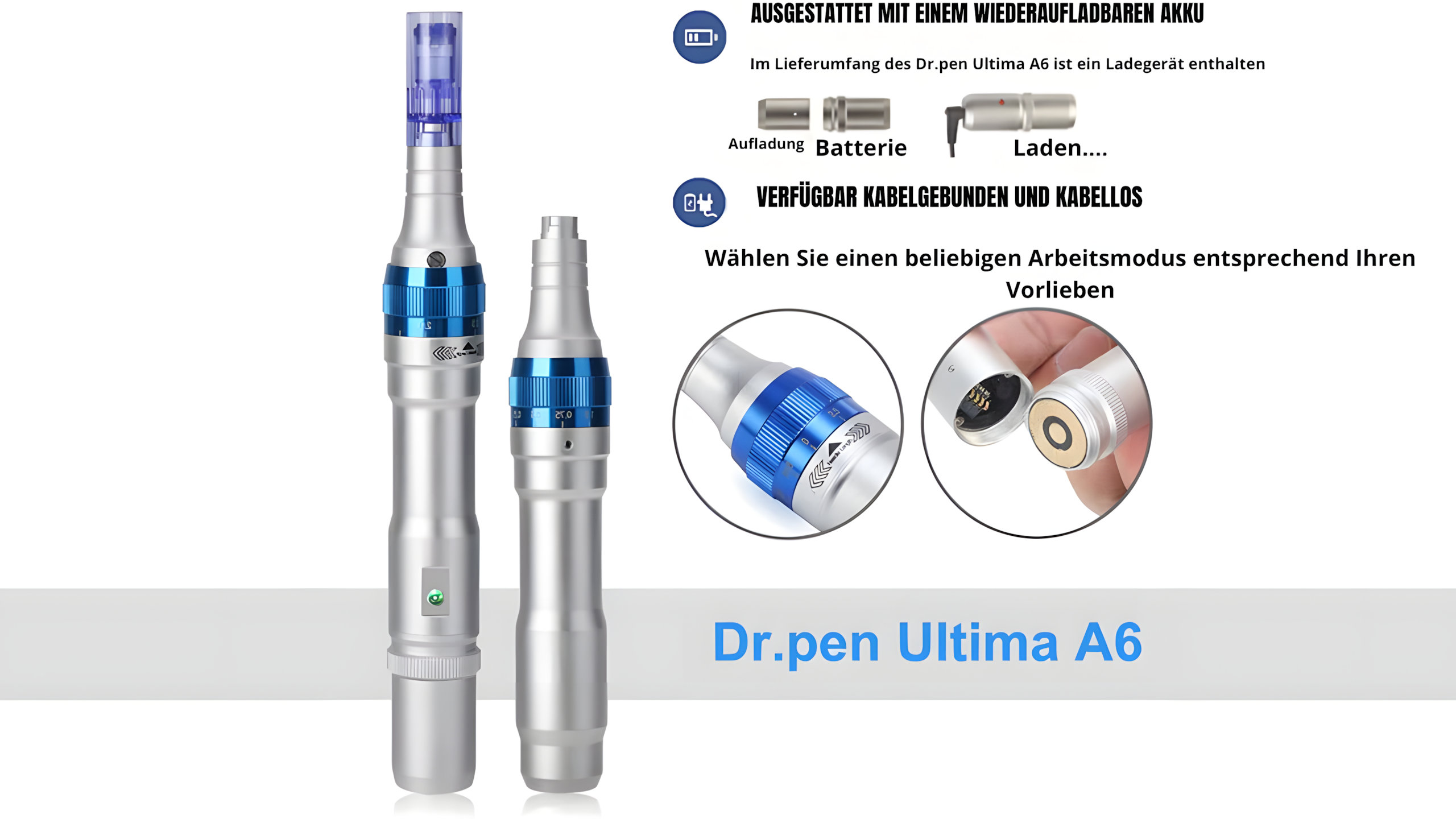 Dr Pen Ultima A6 Derma Microneedling-System für das Gesicht – Bild 4