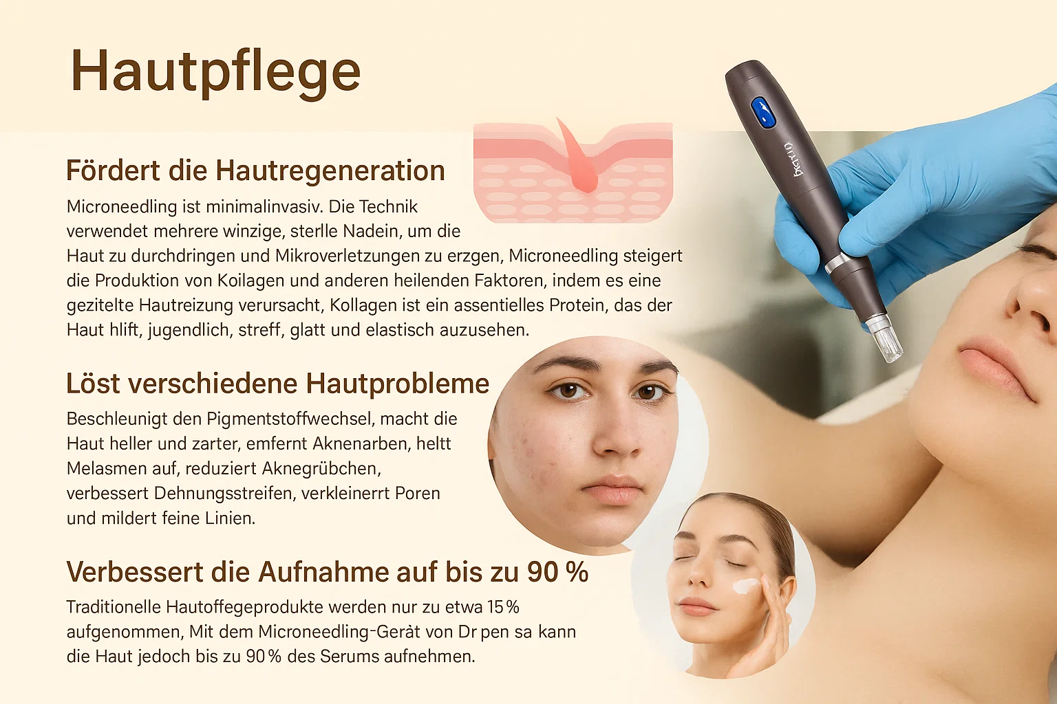 Dr Pen Ultima A10 – Professioneller Microneedling-Stift – Bild 4