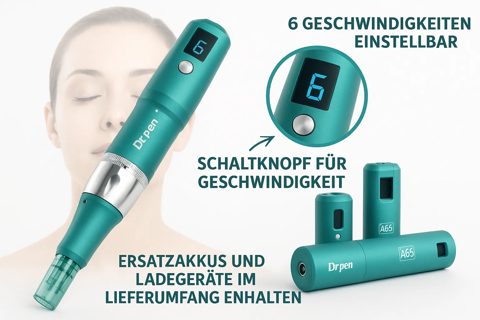 Dr. Pen Ultima A6S – Professioneller Microneedling-Stift – Bild 2