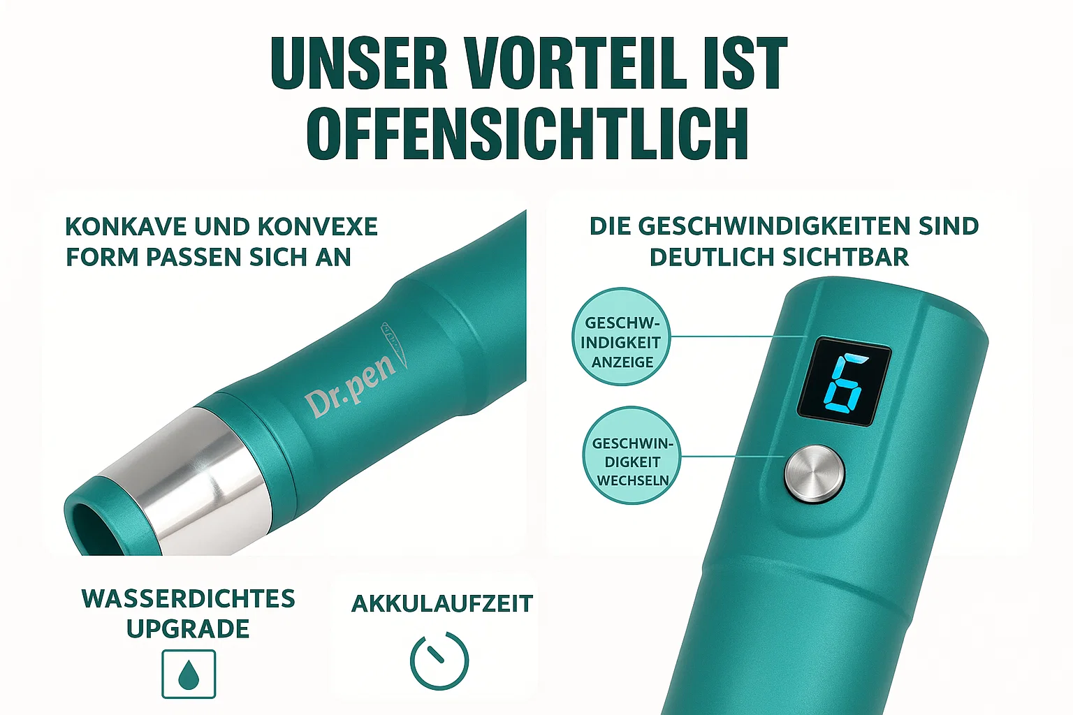 Dr. Pen Ultima A6S – Professioneller Microneedling-Stift – Bild 3