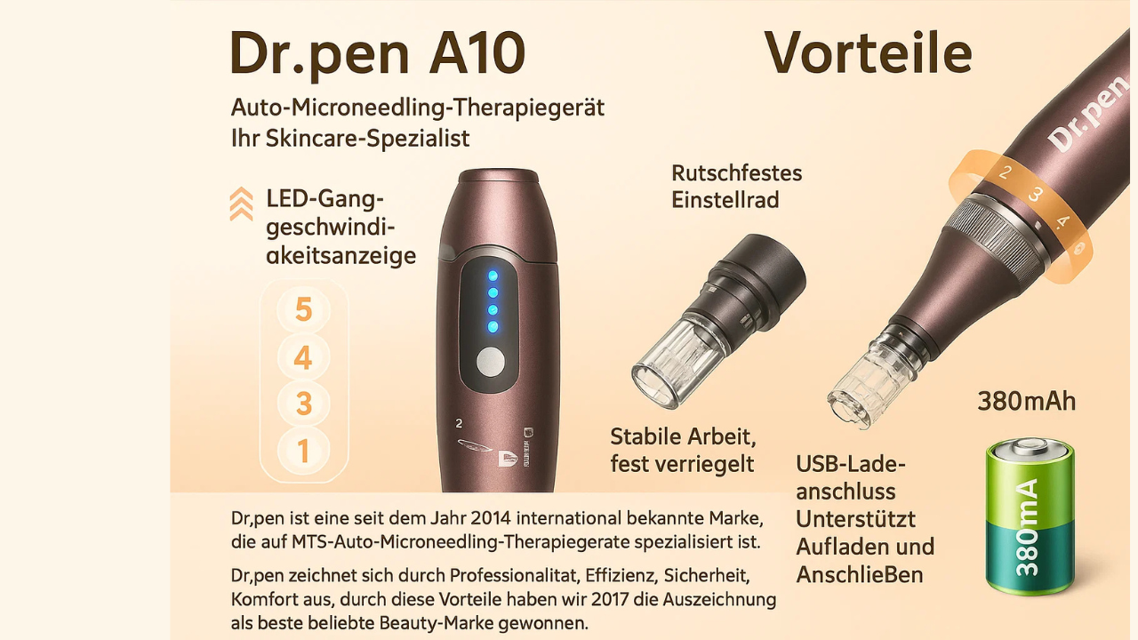 Dr Pen Ultima A10 – Professioneller Microneedling-Stift – Bild 6